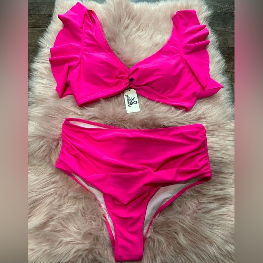 Pink swimwear